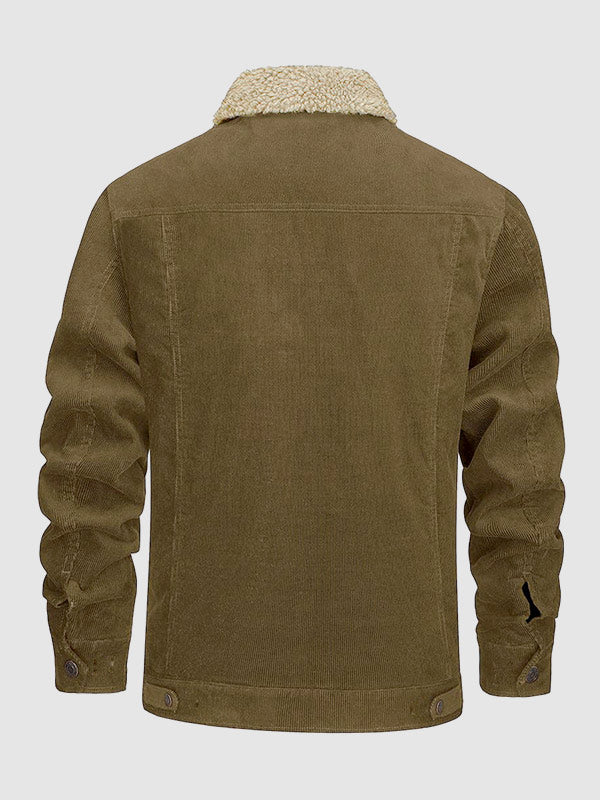 Ashton | Men's vintage Corduroy Fuzzy Fleece