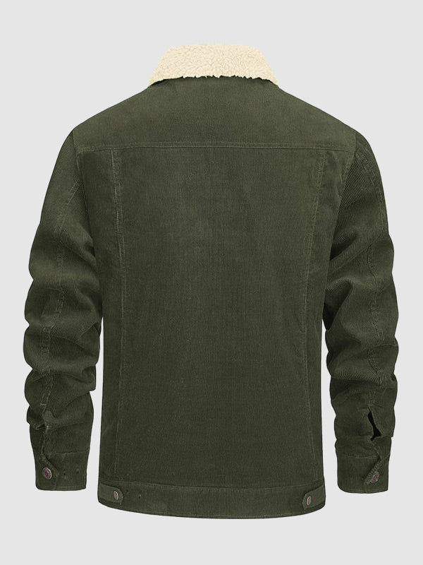 Ashton | Men's vintage Corduroy Fuzzy Fleece