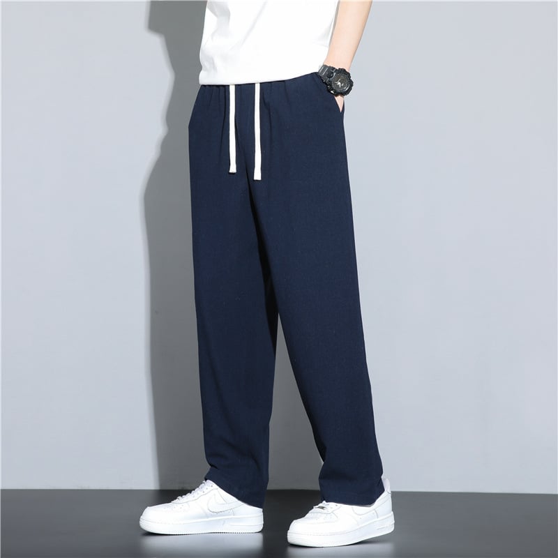 BreezeWalk - Casual Linen Trousers for Men