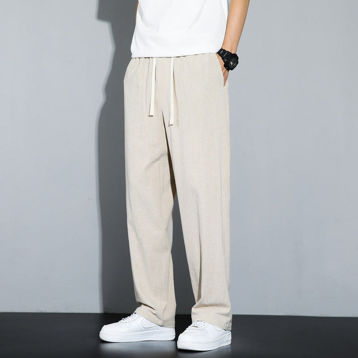 BreezeWalk - Casual Linen Trousers for Men