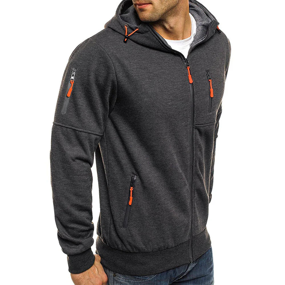 Adriano | Casual Zip-Up Hoodie Sweatshirt