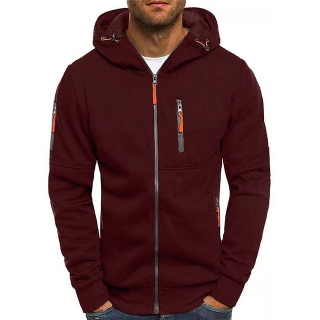 Adriano | Casual Zip-Up Hoodie Sweatshirt